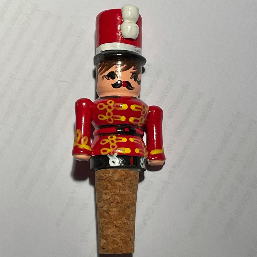 Nutcracker Bottle Stoppers, hand painted